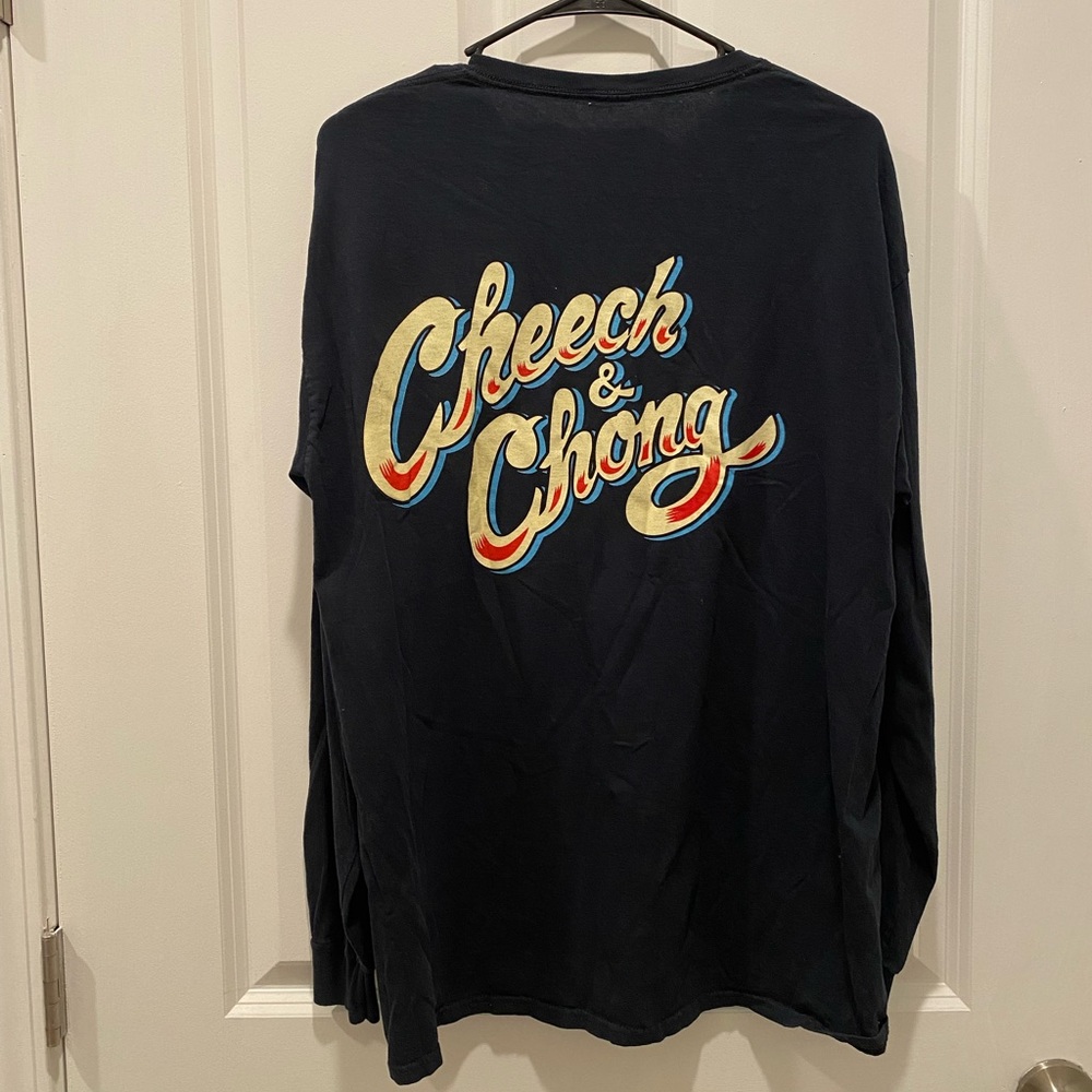 Cheech & Chong Black Long Sleeve T- Shirt